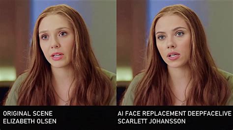 elizabeth olsen deep fakes|Scarlett Johansson or Elizabeth Olsen: Which One is The。